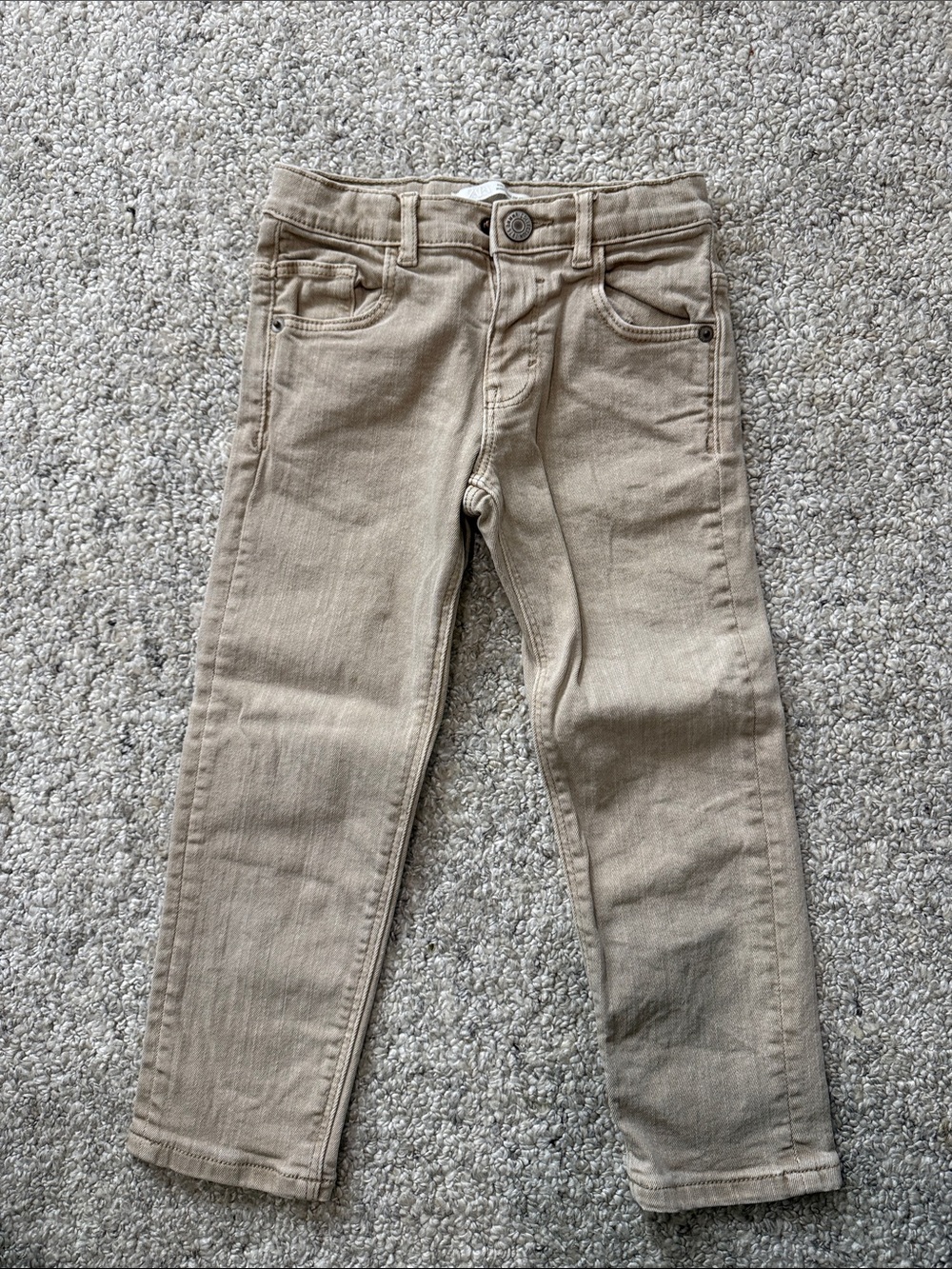 Zara Kids Tan Slim Jeans